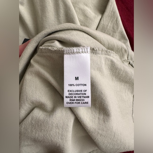 ESSENTIALS sage green sweatshirt - Picture 5 of 5